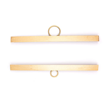 Permin Plain Brass Bellpulls - 20cm
