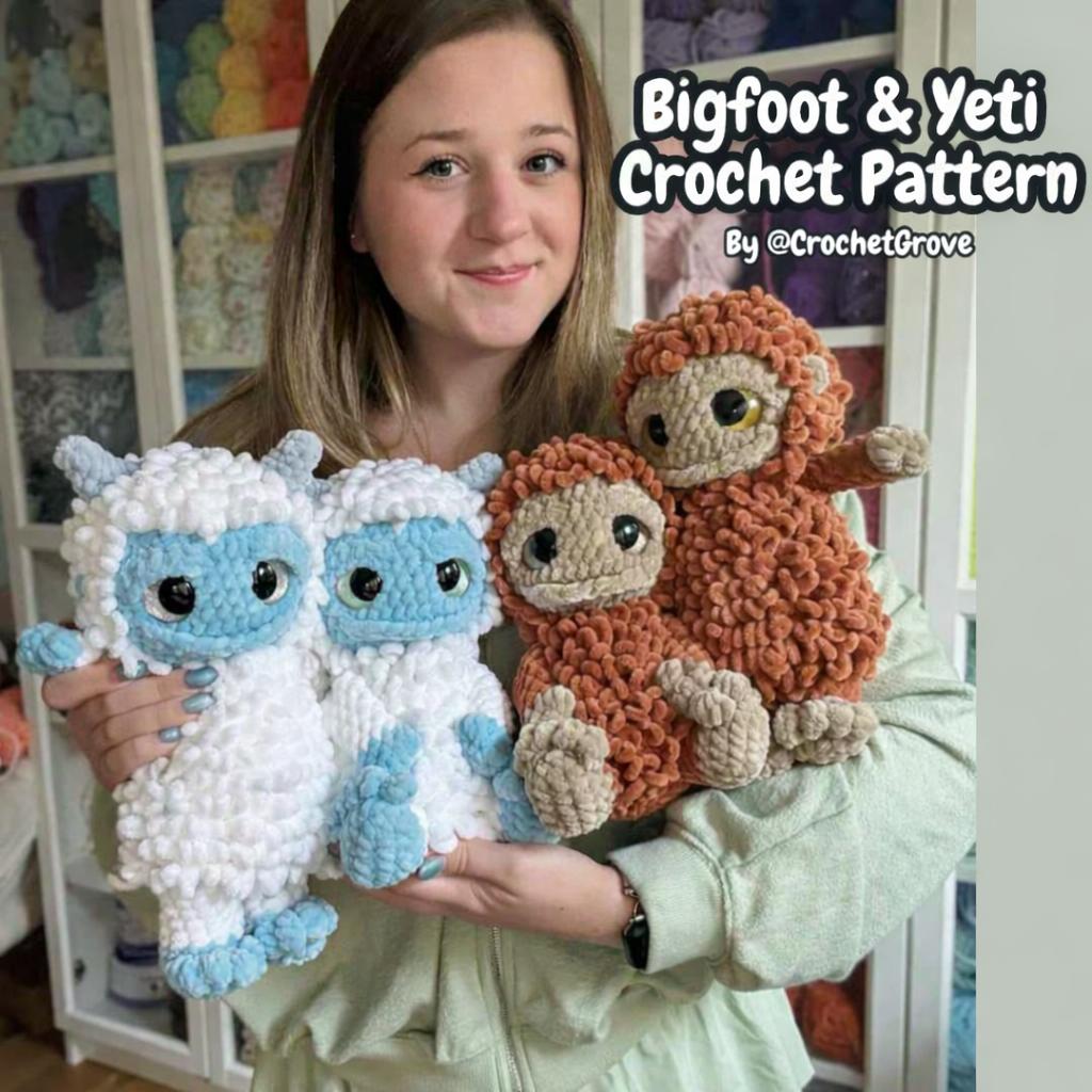 Bigfoot and Yeti Pattern