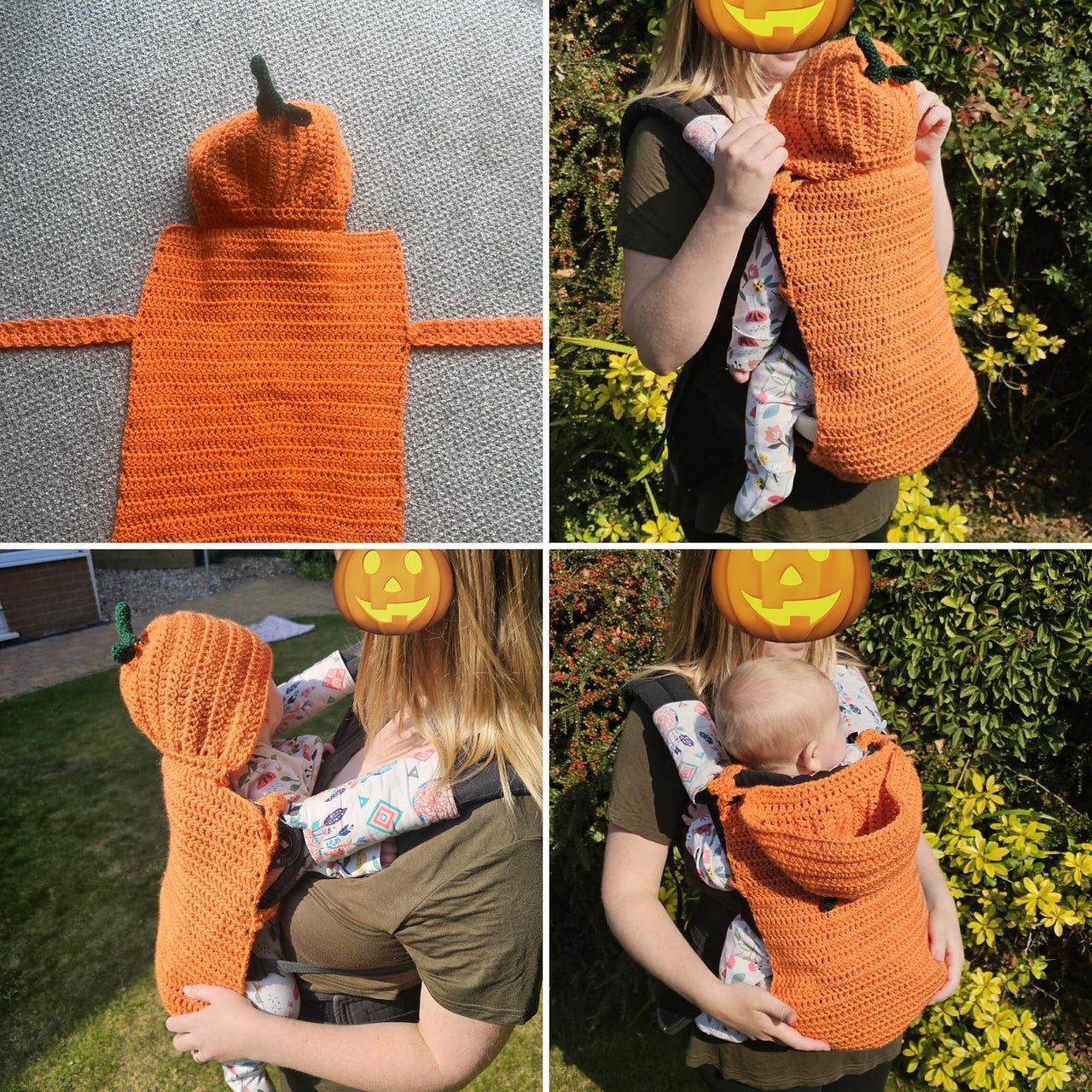 Pumpkin Baby Carrier Cover
