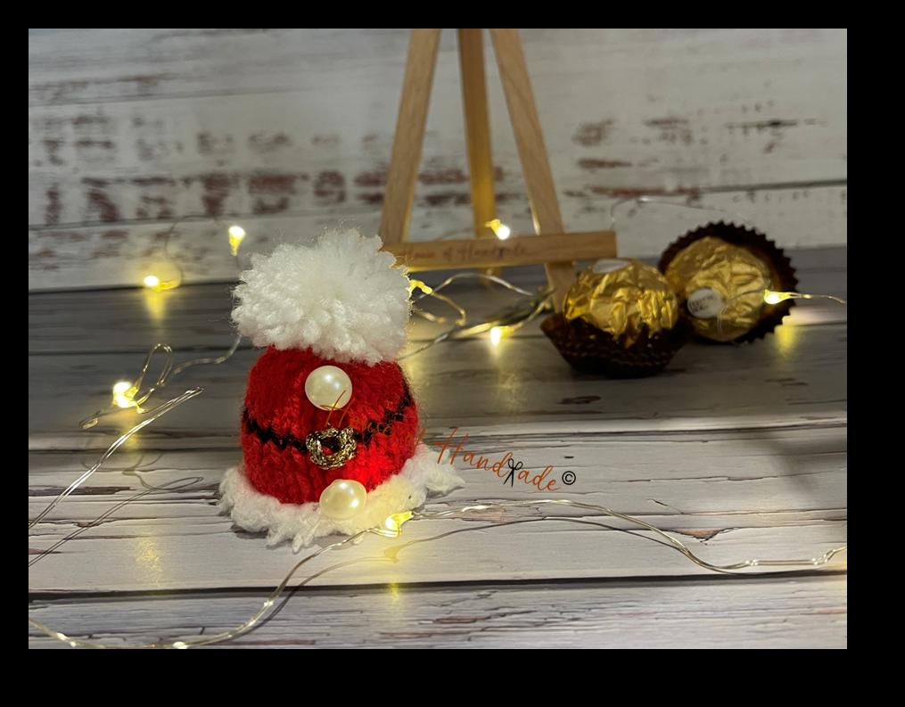 Santa Ferrero Rocher Cover Knitting Pattern
