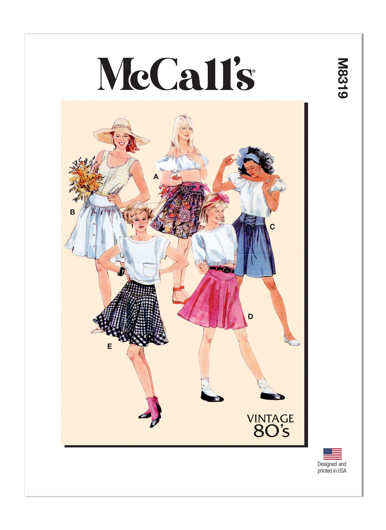 McCall's Misses' Skirts M8319 - Sewing Pattern