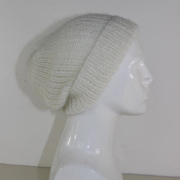 Fluffy Rib Slouch Hat