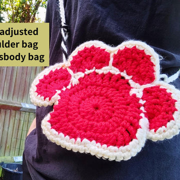 Cat Dog XL Paws Bag Halloween & Christmas crossbody shoulder bag version