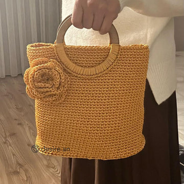 FLORAL HANDLE BAG