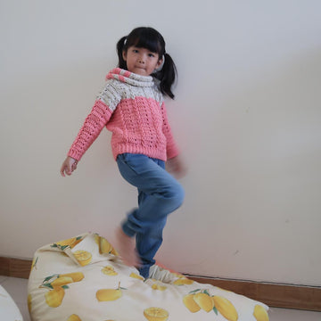 Kiddie Victorian Easy Cowl Sweater