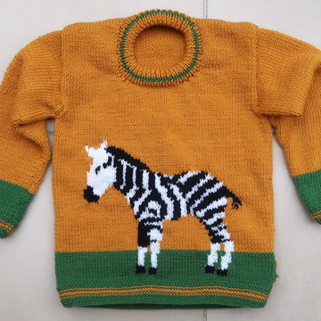 Zebra Chart for Child's Jumper