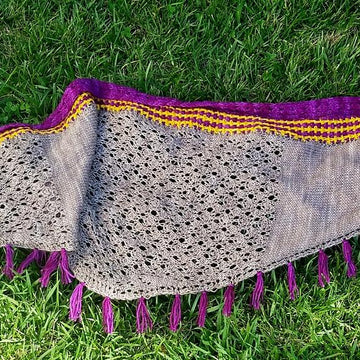 Violet Storm Shawl