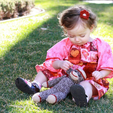 Spunky The Little Sock Monkey Amigurumi