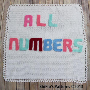 Alphabet Afghan Blanket Crochet Pattern #51