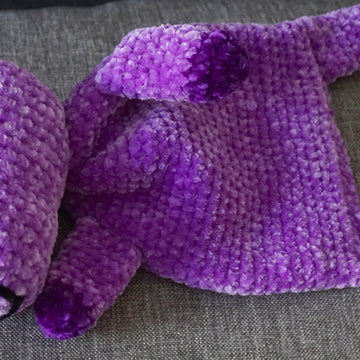 Crochet Pattern Happy Hippo Cuddle Cloth -The Cozy Companion