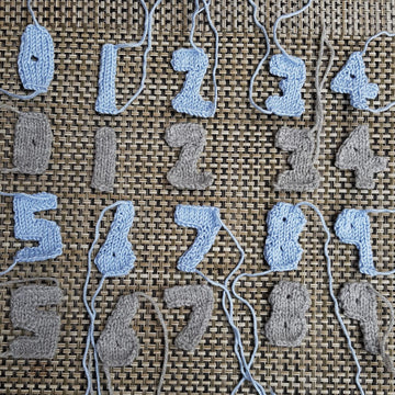 Knitted Numbers