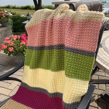 "Colors and Cuddles" Baby Blanket