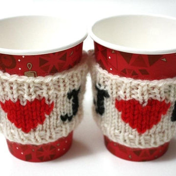 Heart warming cup sleeve
