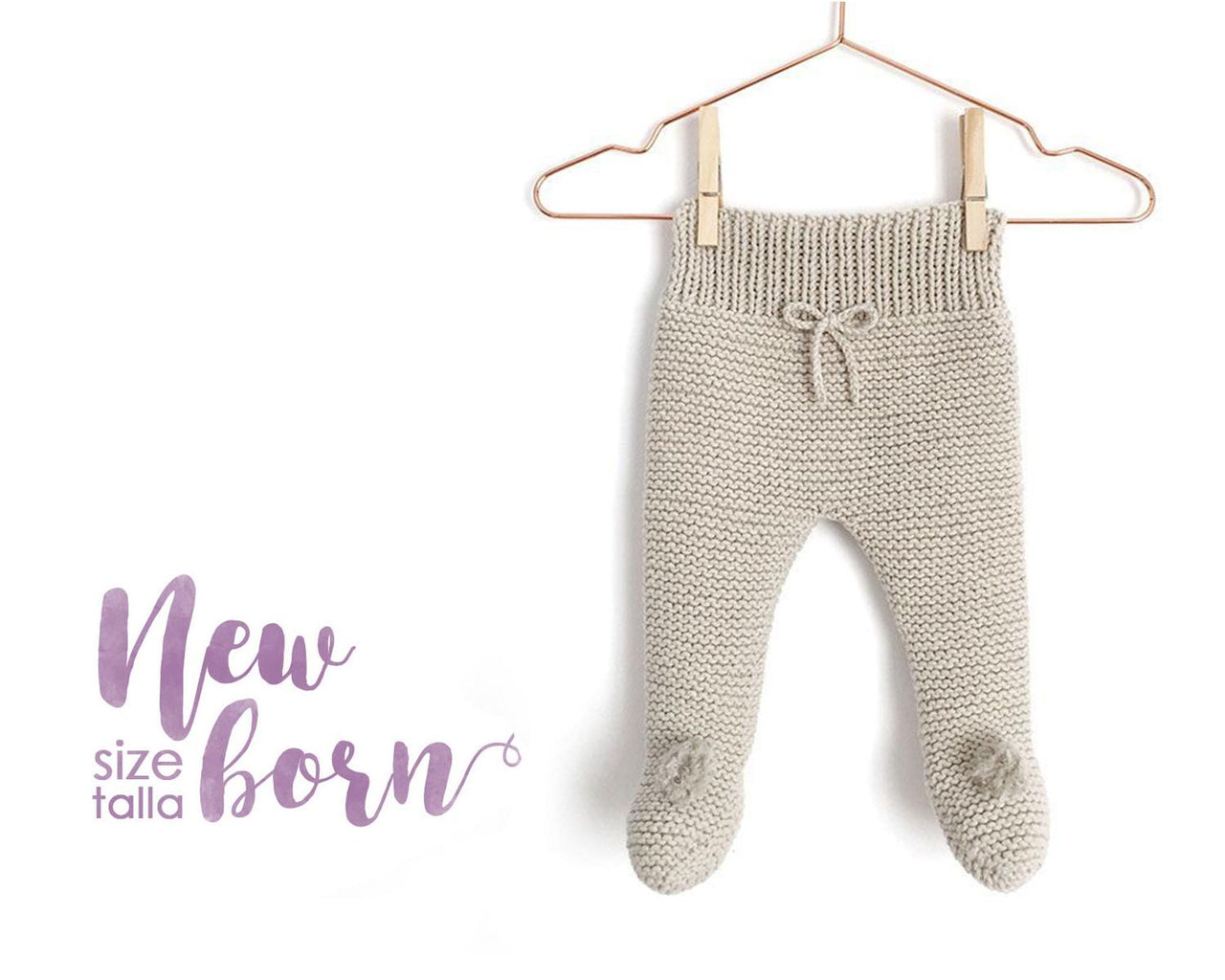 Size Newborn - NUR Knitted Leggings