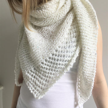 'Silver' Scarf Shawl