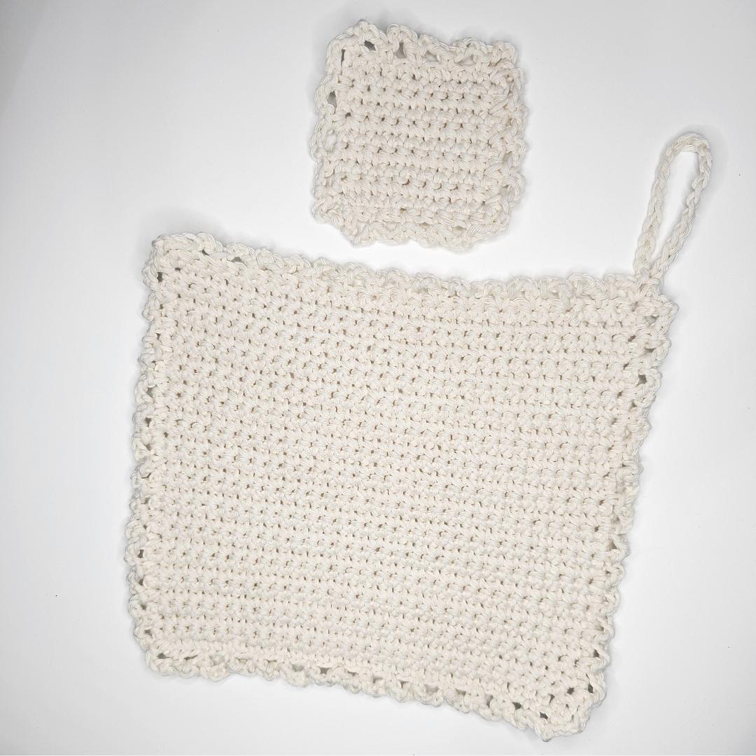 Bare Clear Washcloth & Face Scrubby