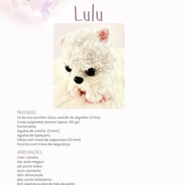 Lulu the Pomeranian — Amigurumi Crochet Pattern Available in English and Portuguese