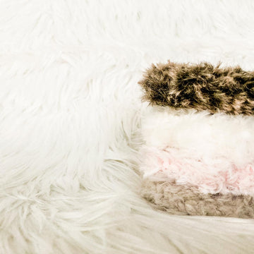 Faux Fur + Velvet Scrunchies