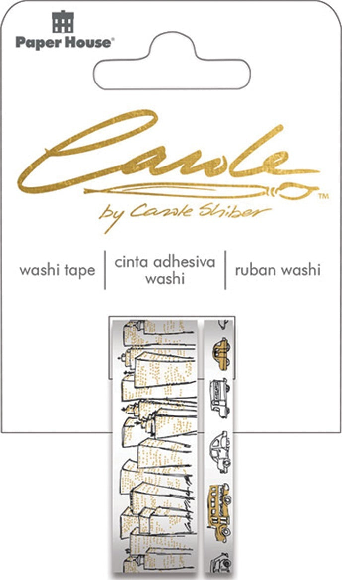 Paper House Washi Tape 2/Pkg - Cityscape
