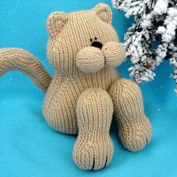 Knit Pattern Cat Animal Patterns Children Toy