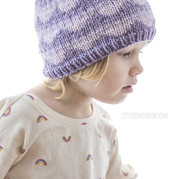 Scalloped Fade Hat