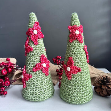 Christmas Poinsettia Tree