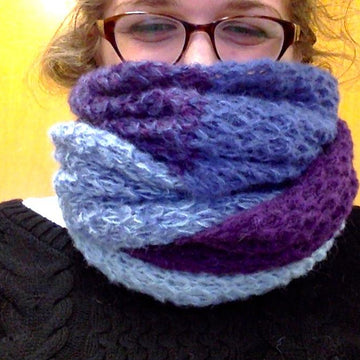 Winter Haze Colour Block Scarf