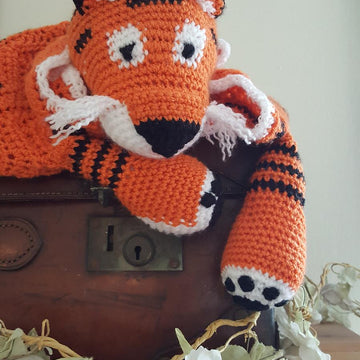 Noah's Tiger cot blanket