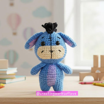 Mini Donkey Amigurumi