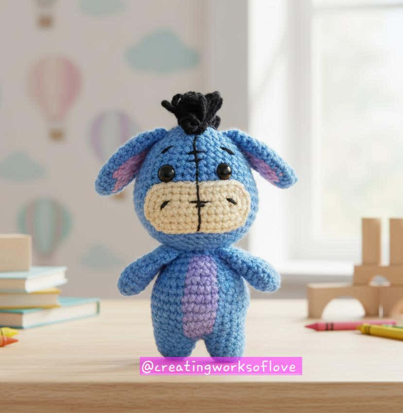 Mini Donkey Amigurumi
