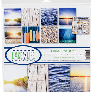 Reminisce Collection Kit 12"X12" - Lake Life