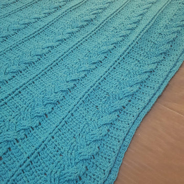 Crochet Cable Blanket