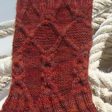 Medallion Cables Socks