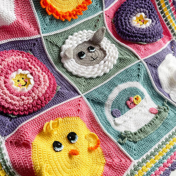 Easter Squares Blanket