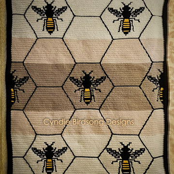 Honeycomb Bee Hive Blanket