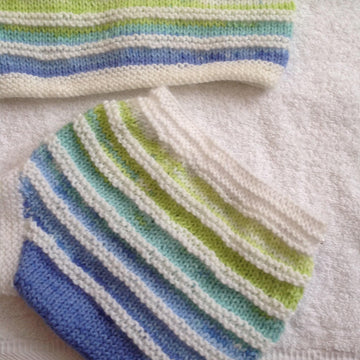 Baby cardigan and shorts set