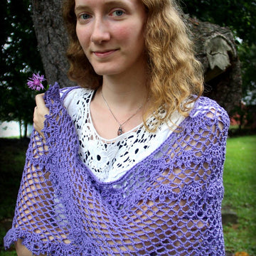 Violet's Garden Shawl