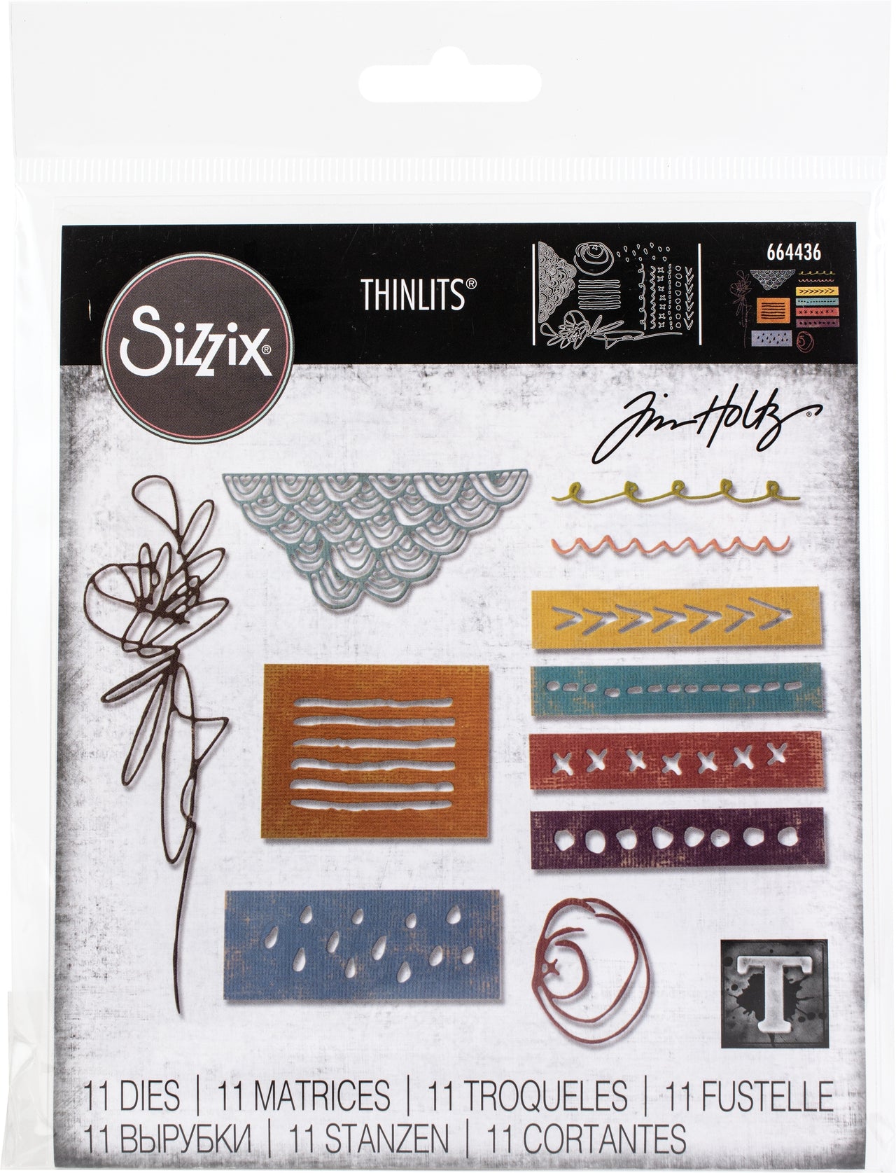 Sizzix Thinlits Dies By Tim Holtz - Media Marks