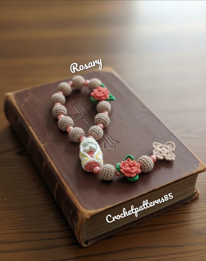 Virgin Mary pray Rosary Beads English -us