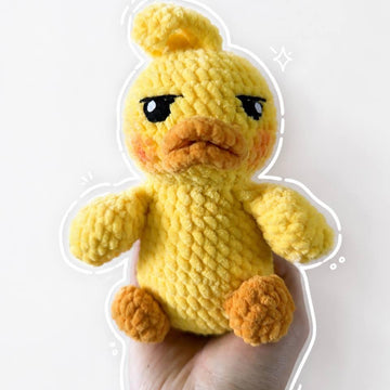 Moody Duckling Amigurumi, Crochet Pattern