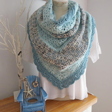 Simply Iris Shawl