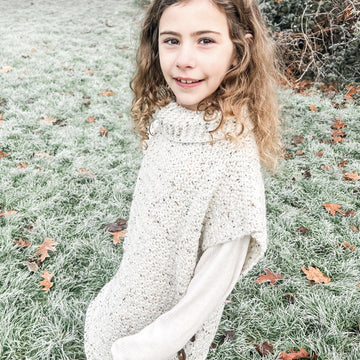 Winter walks crochet poncho