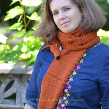 Red Foxy Scarf