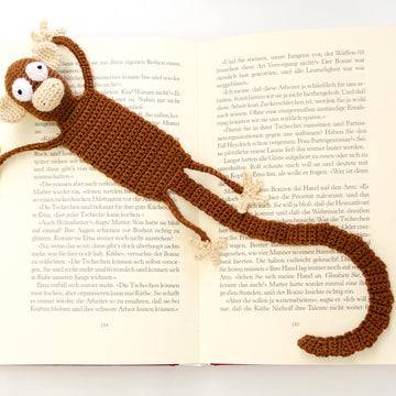 Monkey Bookmark Crochet Pattern