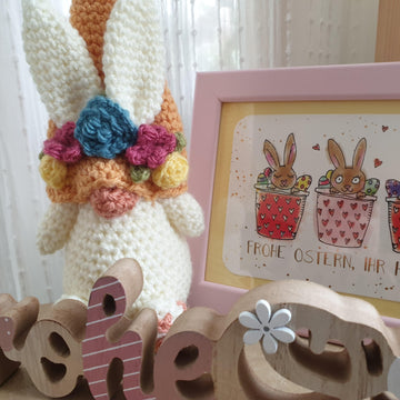 Easter Bunny Gnome Crochet Amigurumi