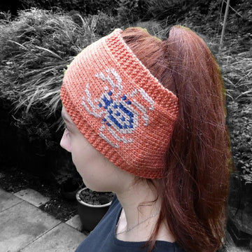 Spooky Spider Earwarmer Headband for Halloween