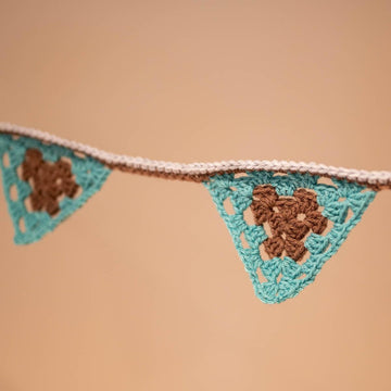 Triangle Granny Square Garland