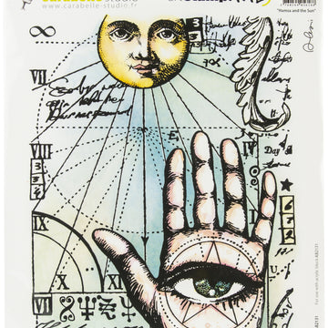 Carabelle Studio Cling Stamp A4 By Alexi - Hamsa And The Sun
