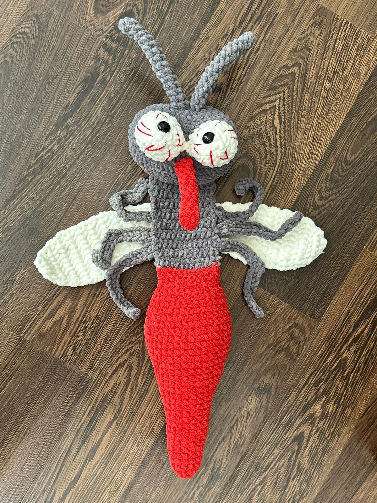 Mosquito Crochet Door Stop