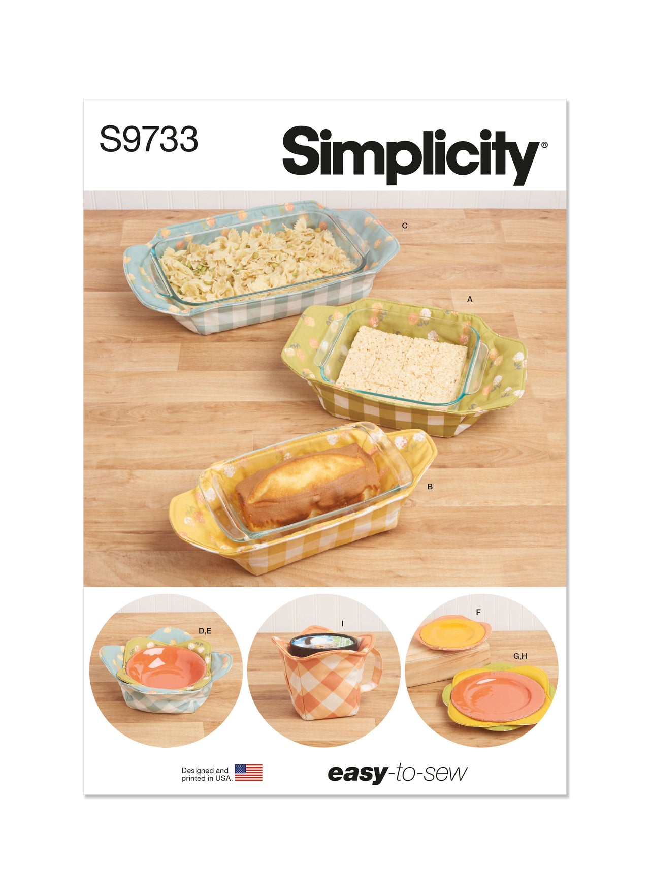 Simplicity Kitchen Cozies S9733 - Sewing Pattern